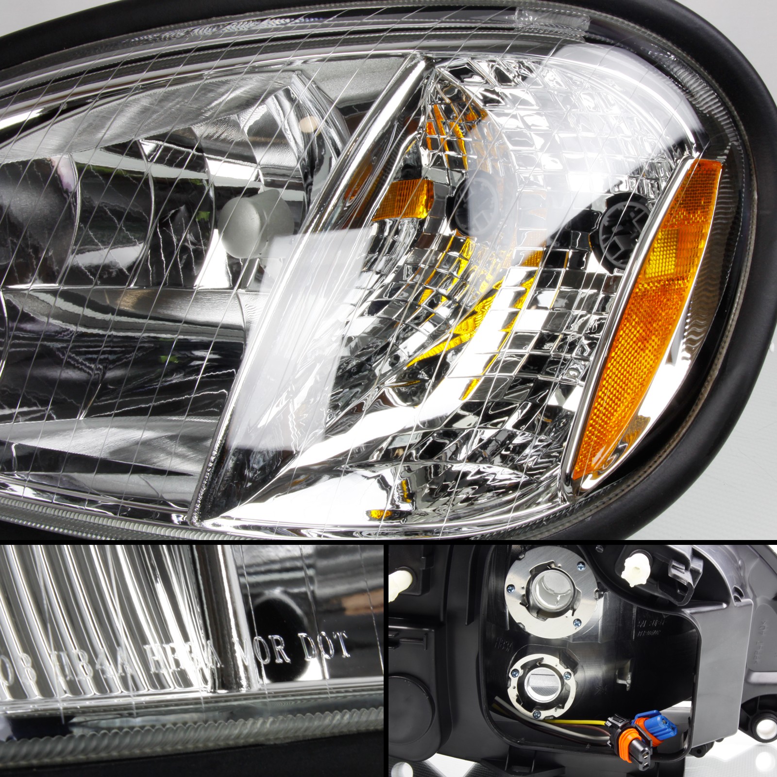 Optix 2004-2016 Freightliner Columbia Truck Headlight + 9006 Low Beam 