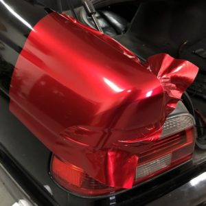 High Gloss Candy Red Car Vinyl Wrap - Full Roll | Top Tier Auto Parts